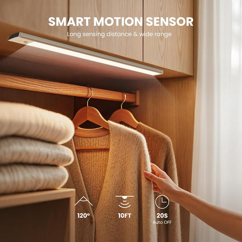 Pack x2 Lámparas LED Magnéticas Inteligentes con Sensor