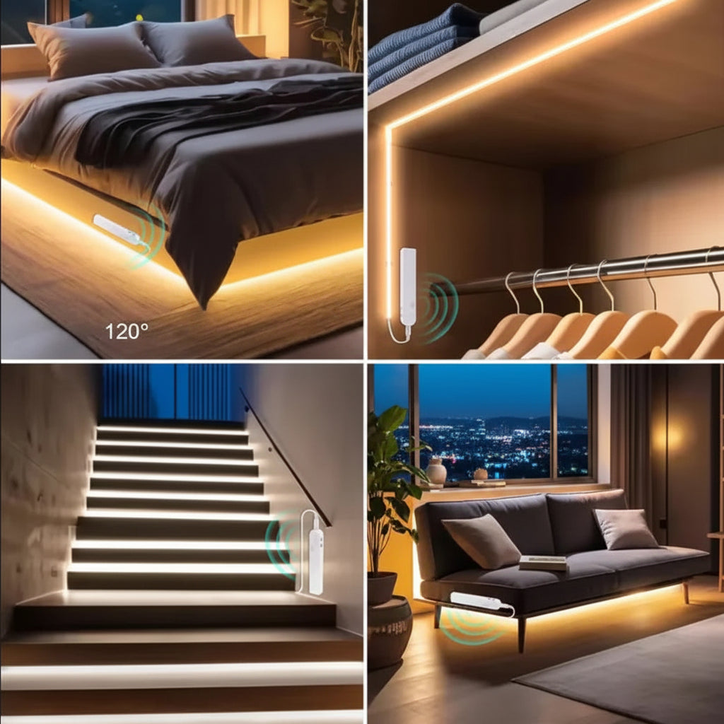 Tira LED Neón Inteligente COB con Sensor de Movimiento