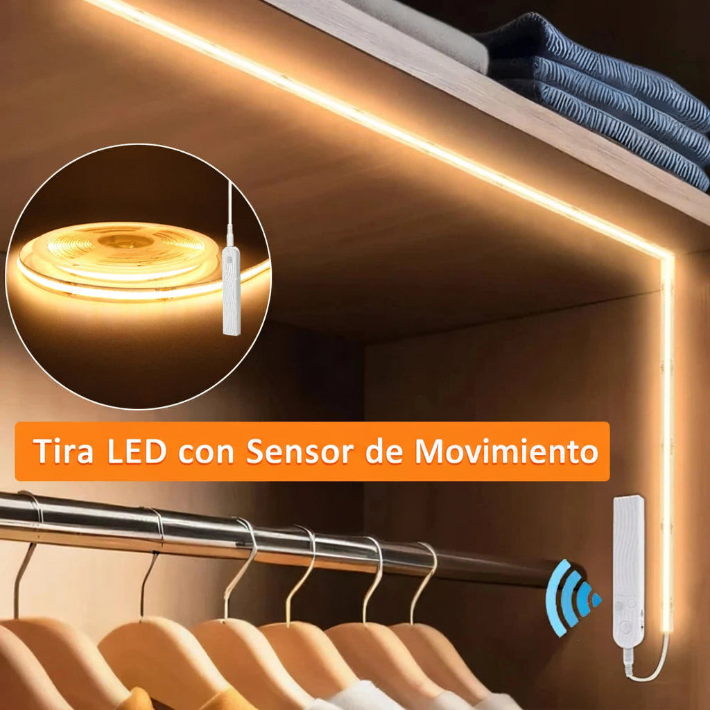 Tira LED Neón Inteligente COB con Sensor de Movimiento