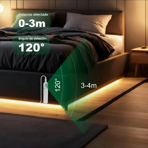 Tira LED Neón Inteligente COB con Sensor de Movimiento